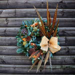 Cotswold Florist Christmas Door Wreath